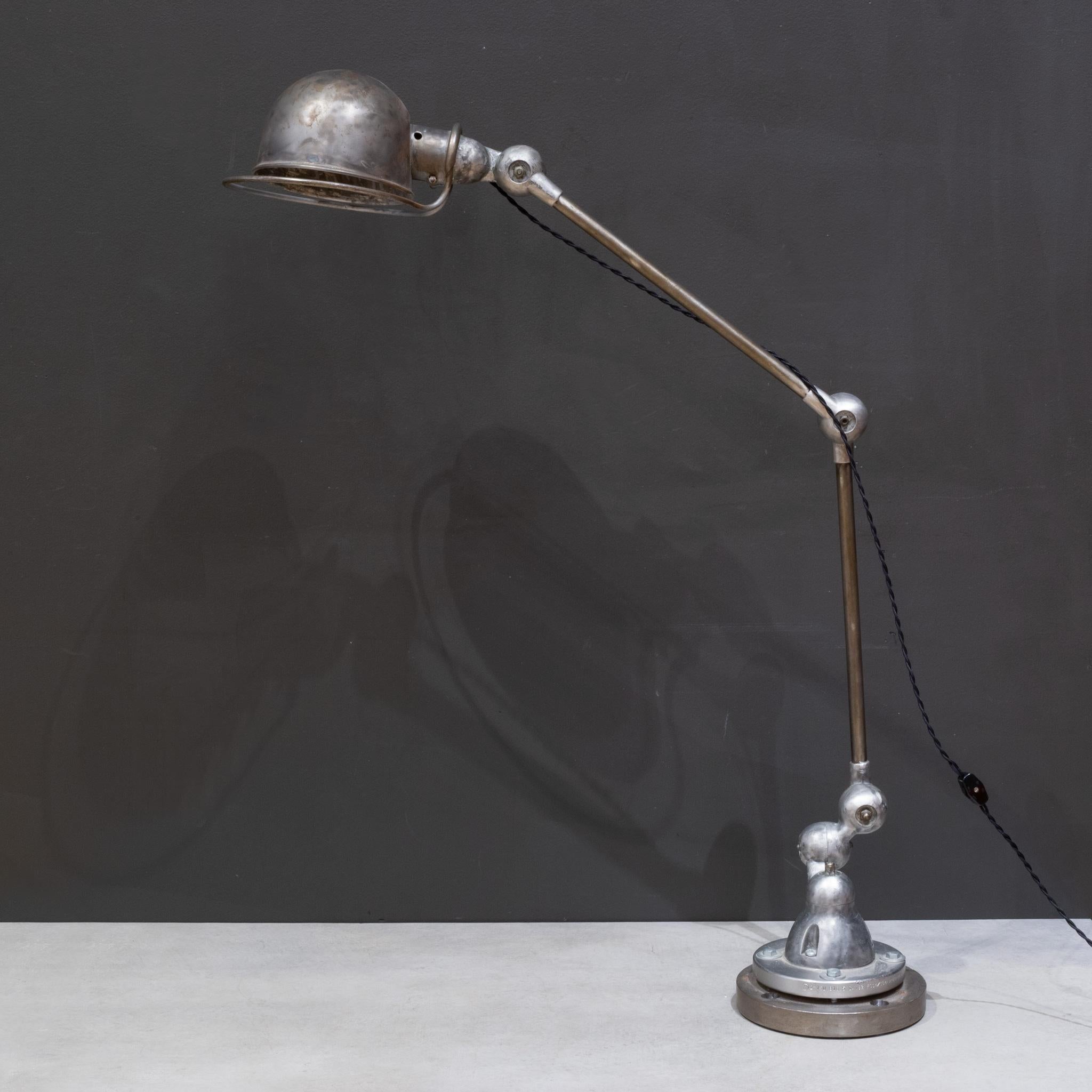 Vintage French Jielde Desk Light by Jean-Louis Domecq c.1950-1960-FREE SHIPPING In Good Condition For Sale In San Francisco, CA
