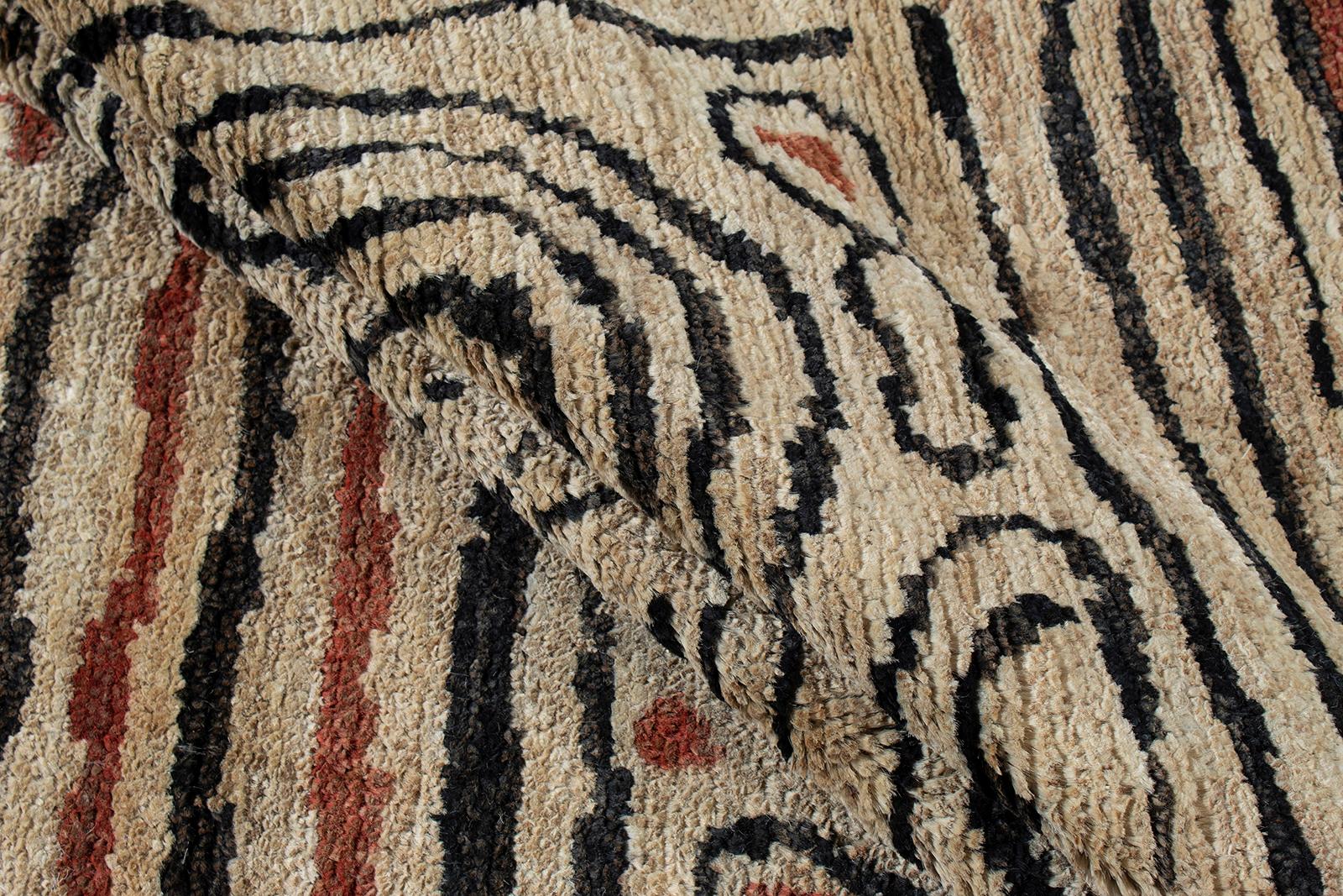 Vintage French Jute Rug In Good Condition In New York, NY