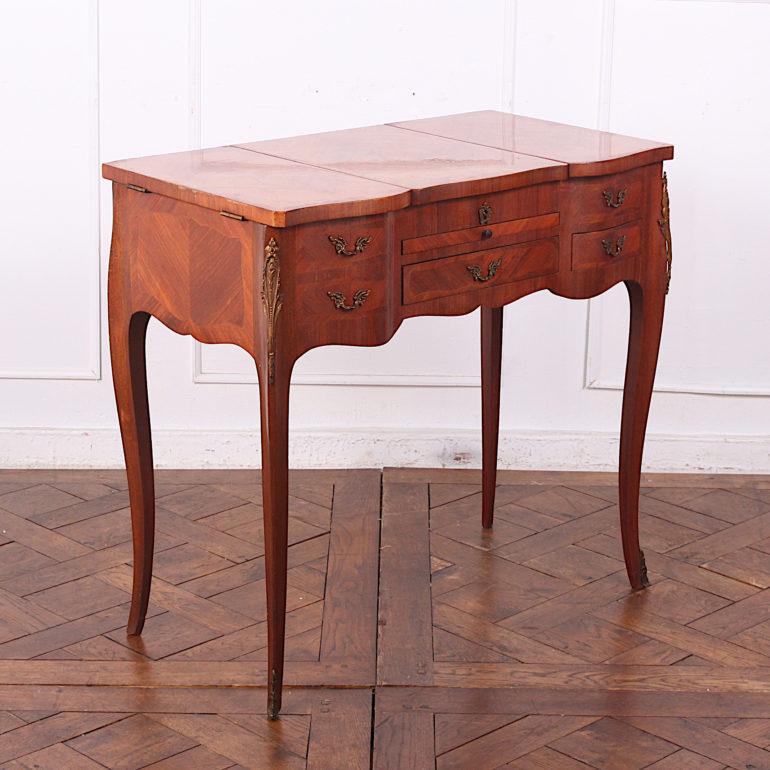 Mid-20th Century Vintage French Kingwood Vanity / Writing Table