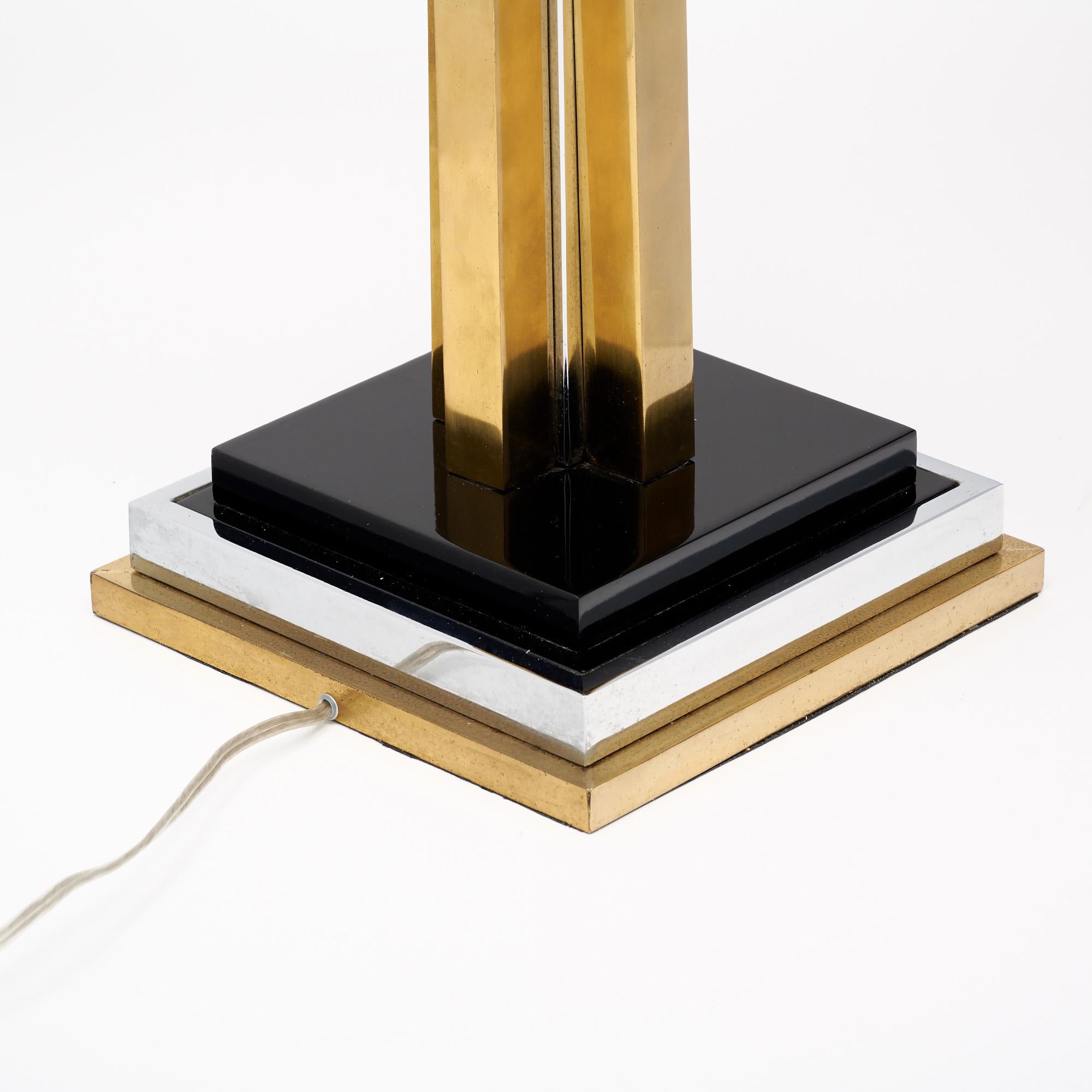 Vintage French Lamp in the style of Philippe Cheverny For Sale 2