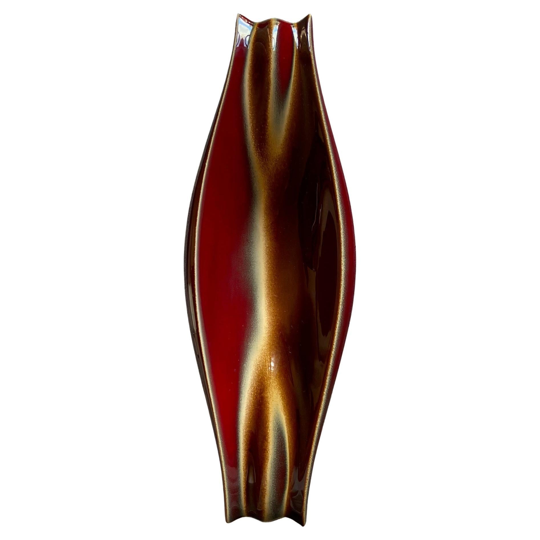 Vintage French large Verceram Fruit Bowl, 1950s en vente