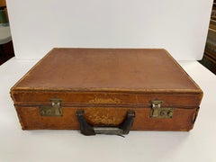 Vintage French Leather Briefcase by Lederer de Paris