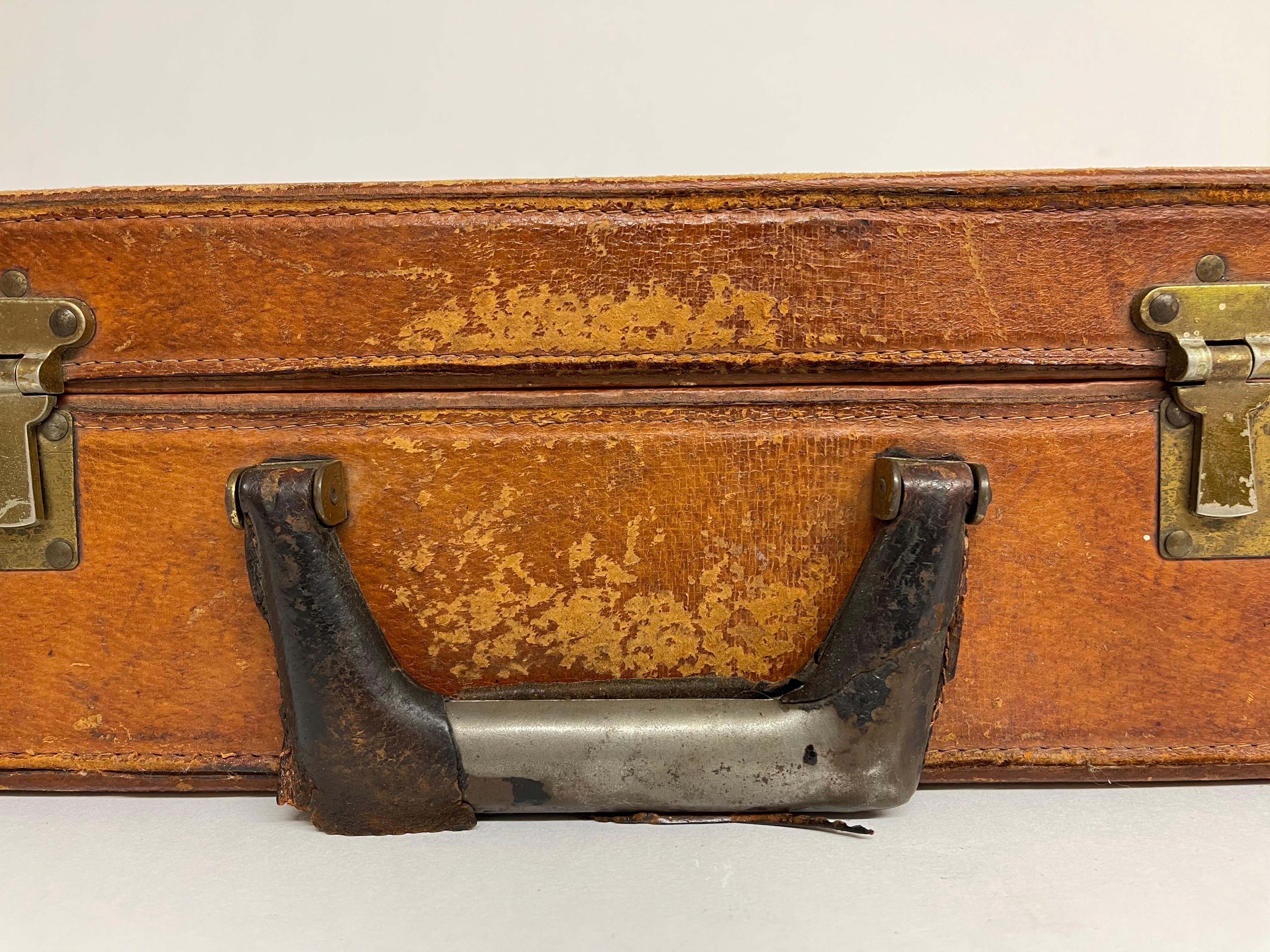 Vintage French Leather Briefcase by Lederer de Paris For Sale 1