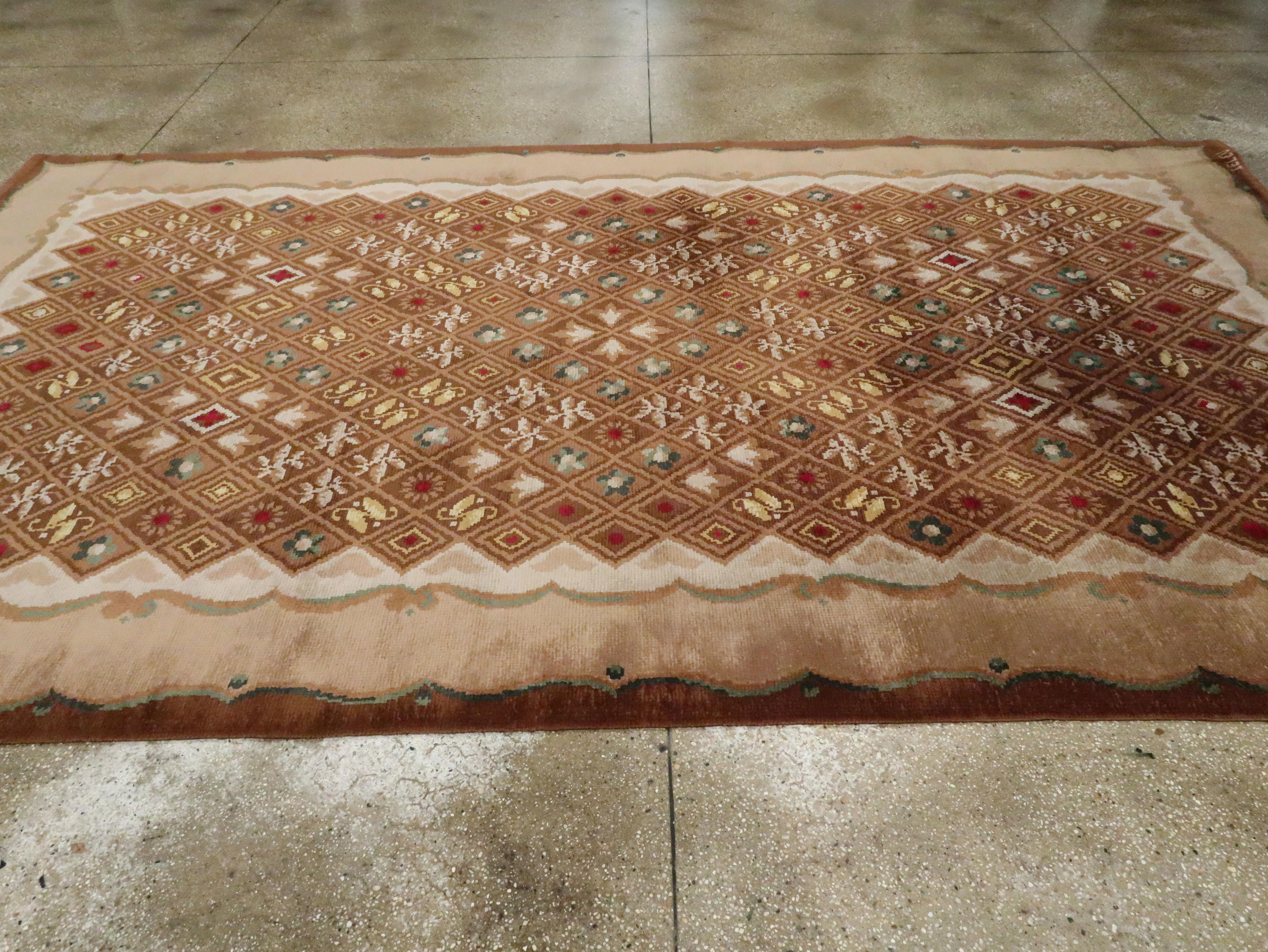 Vintage French Leleu Rug 3