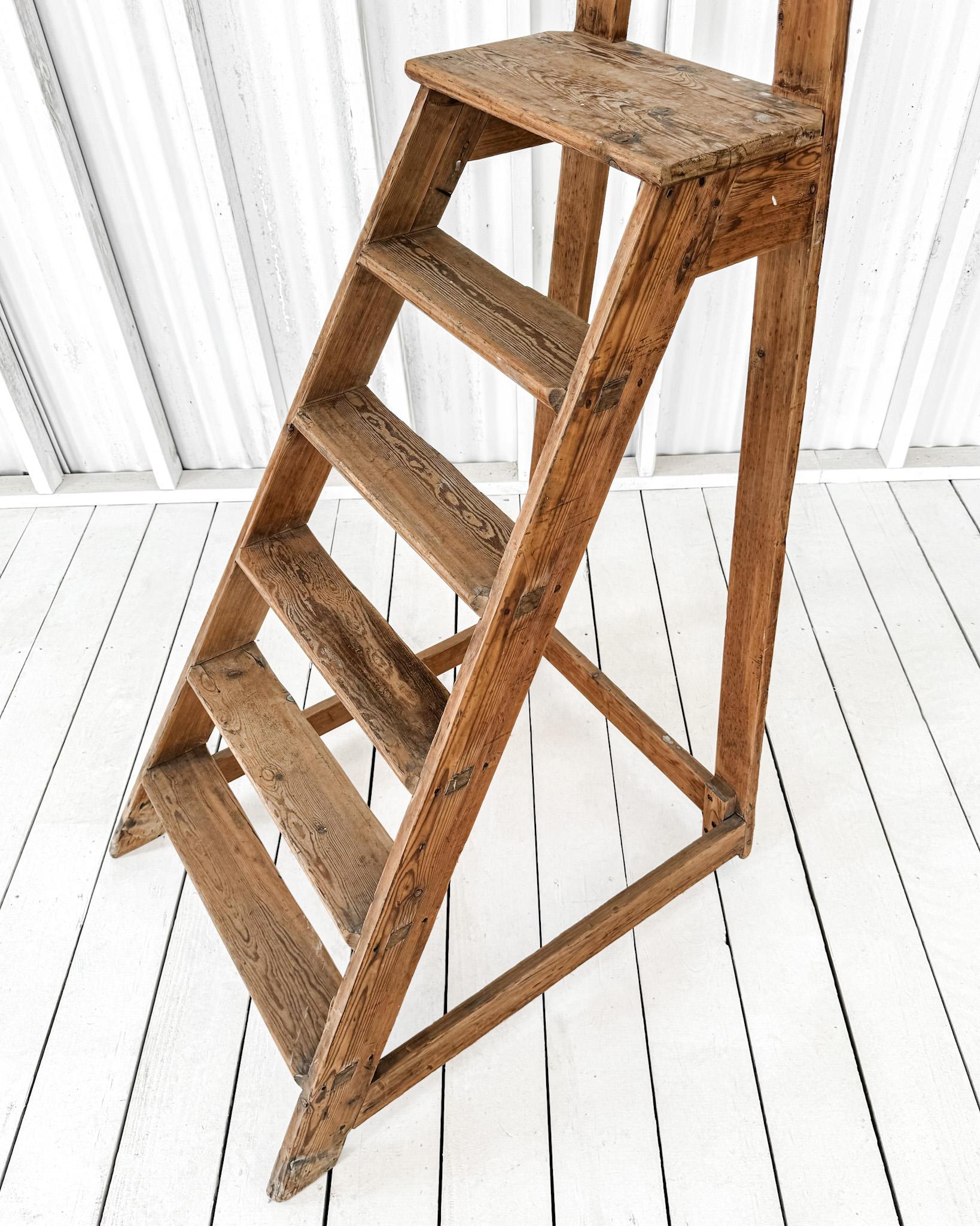 Vintage French Library Ladder 9