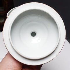 Vaso da farmacia francese vintage di Limoges per l'oppio