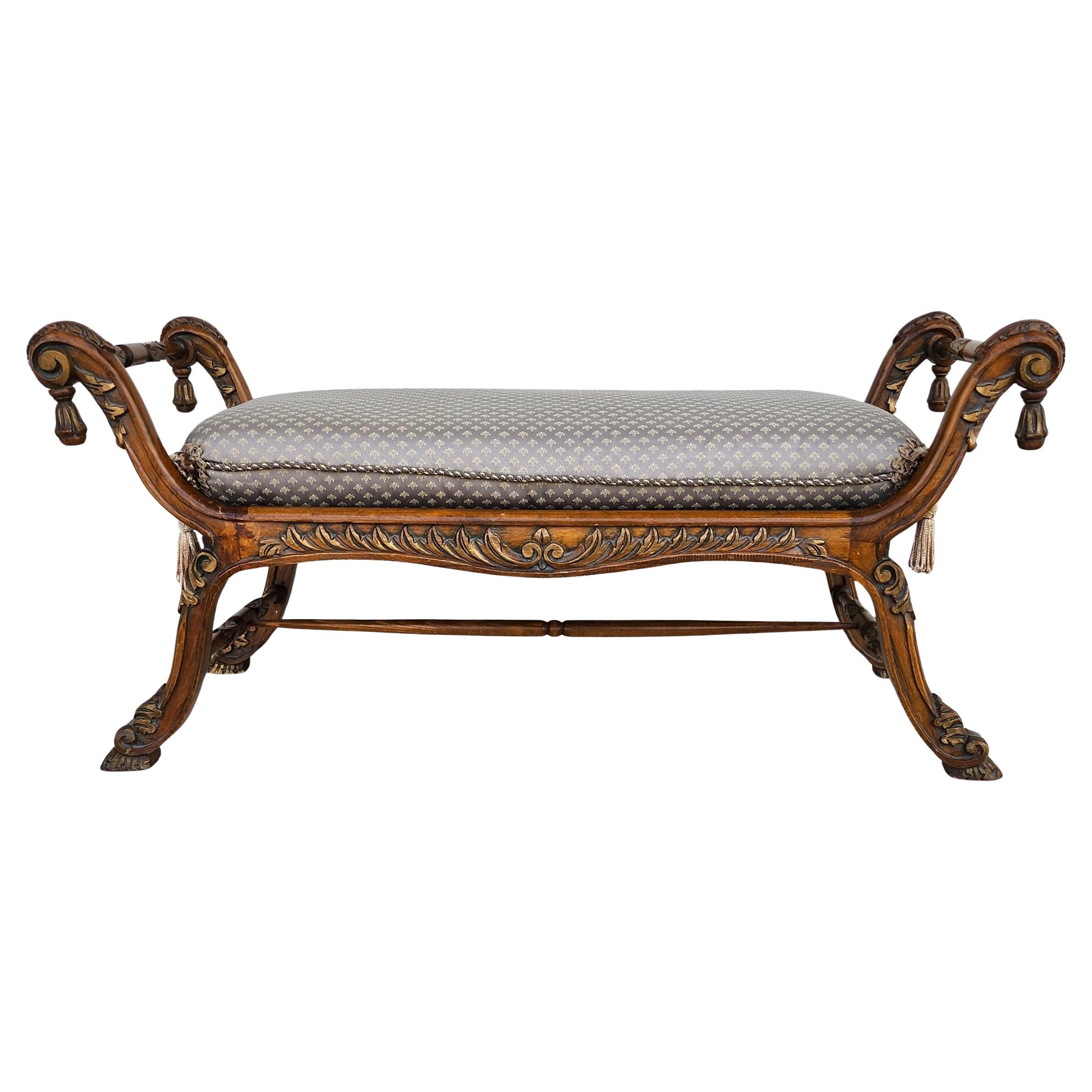 Panchina francese d'epoca Luigi XV in vendita