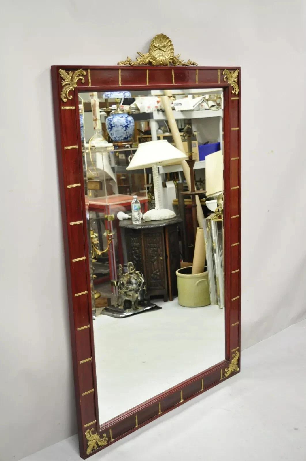 Specchio da molo Trumeau d'epoca in stile Luigi XV con ormeggio in bronzo in vendita 6