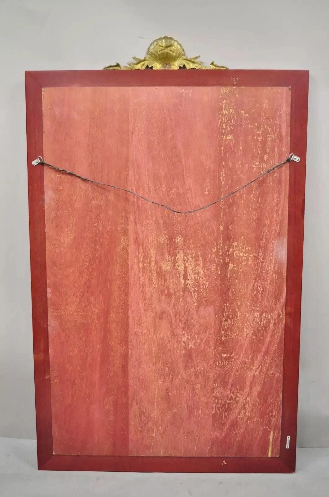 Specchio da molo Trumeau d'epoca in stile Luigi XV con ormeggio in bronzo in vendita 3