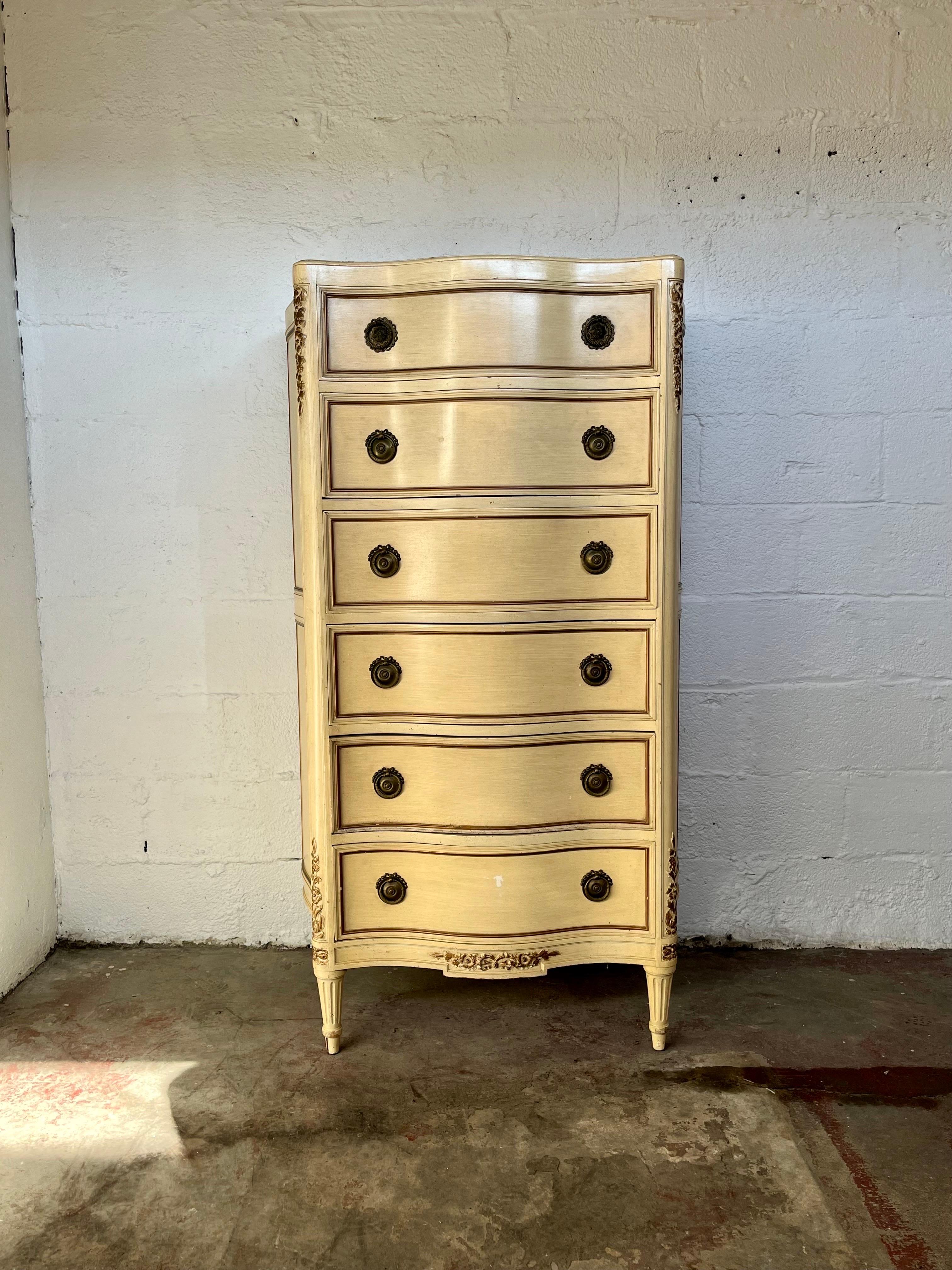 Unknown Vintage French Louis XVI Chest Of Drawers  For Sale