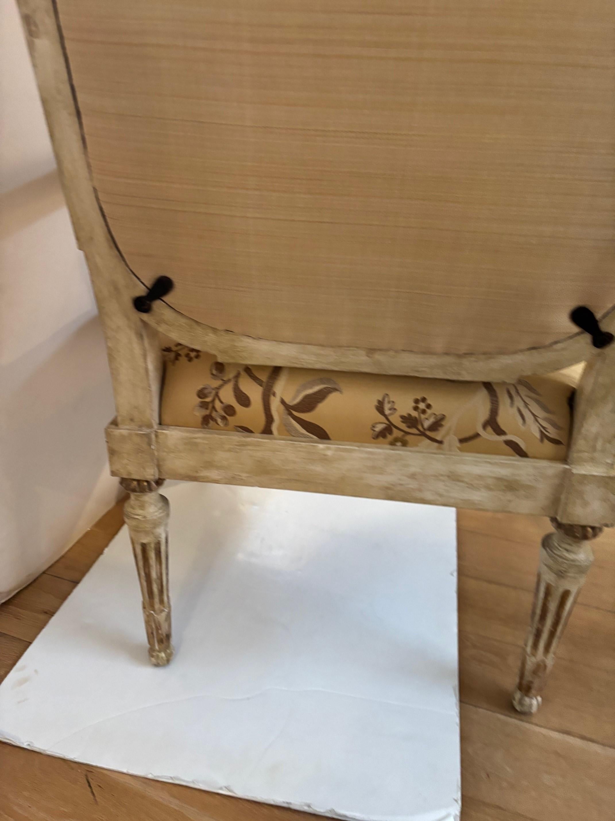 Vintage French Louis XVI Style Fauteuil Cary Grant's Estate Private Collection For Sale 2