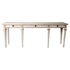 Vintage French Louis XVI Style Long Console