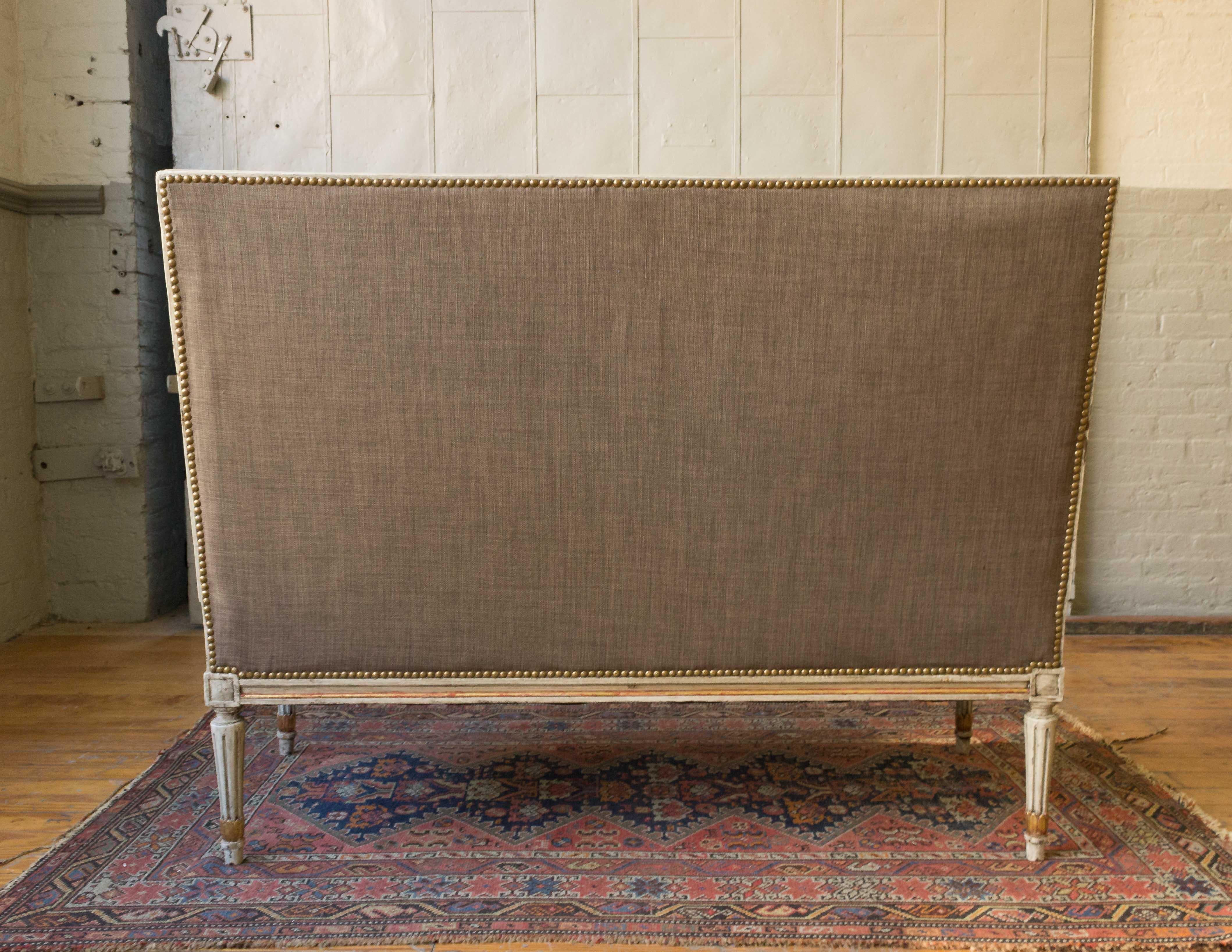 Vintage French Louis XVI Style Settee 4