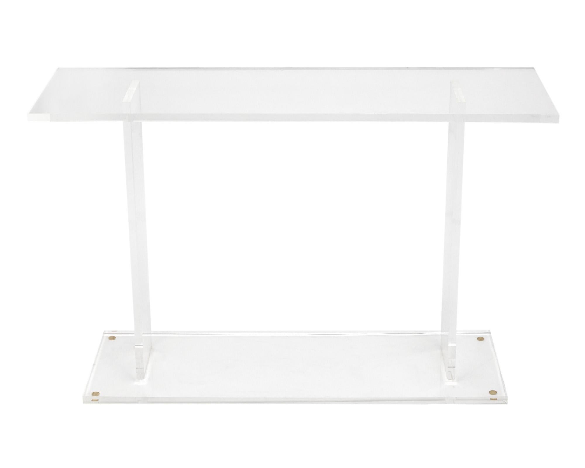 Vintage French Lucite Console For Sale 2