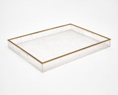 Vintage French Lucite Tray Table