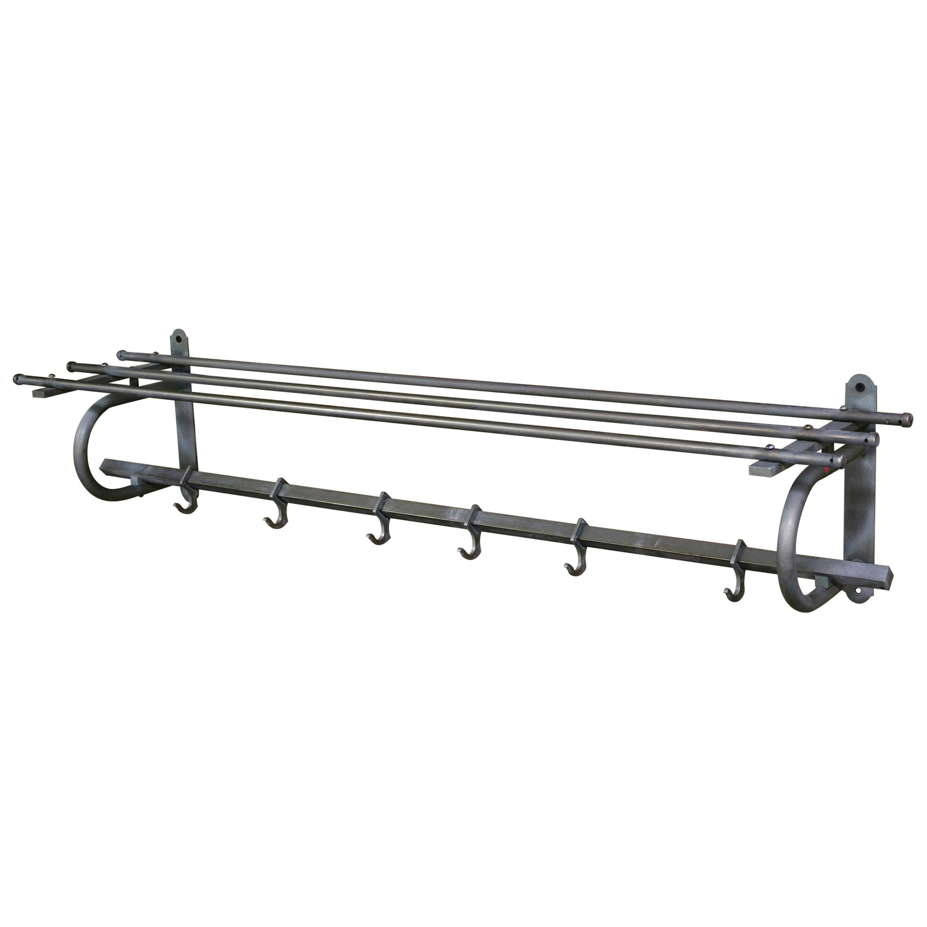 Vintage, French Luggage Rack from Train