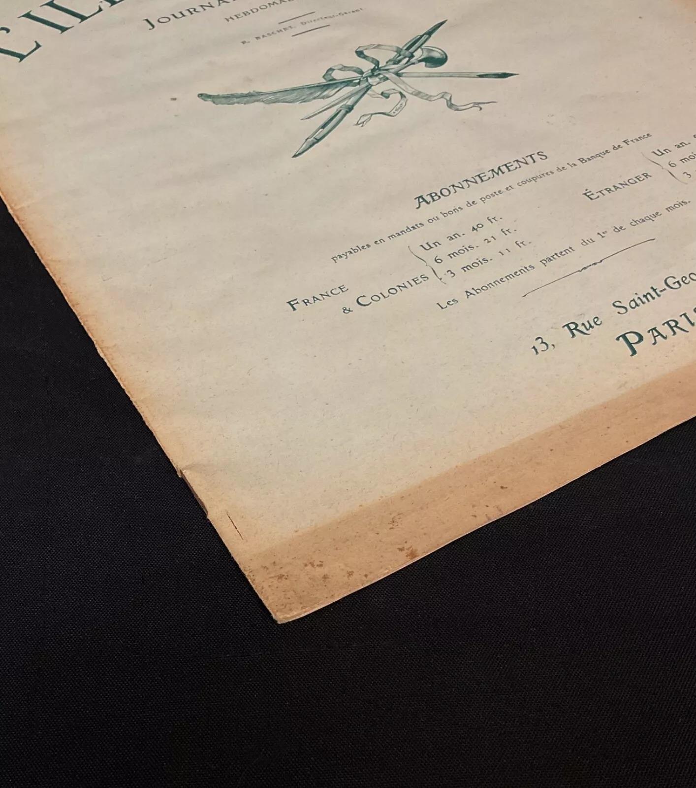Early 20th Century Vintage French Magazine L'Illustration, December 12, 1914 - 2Y605 For Sale