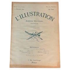 Vintage French Magazine L'Illustration, December 12, 1914 - 2Y605