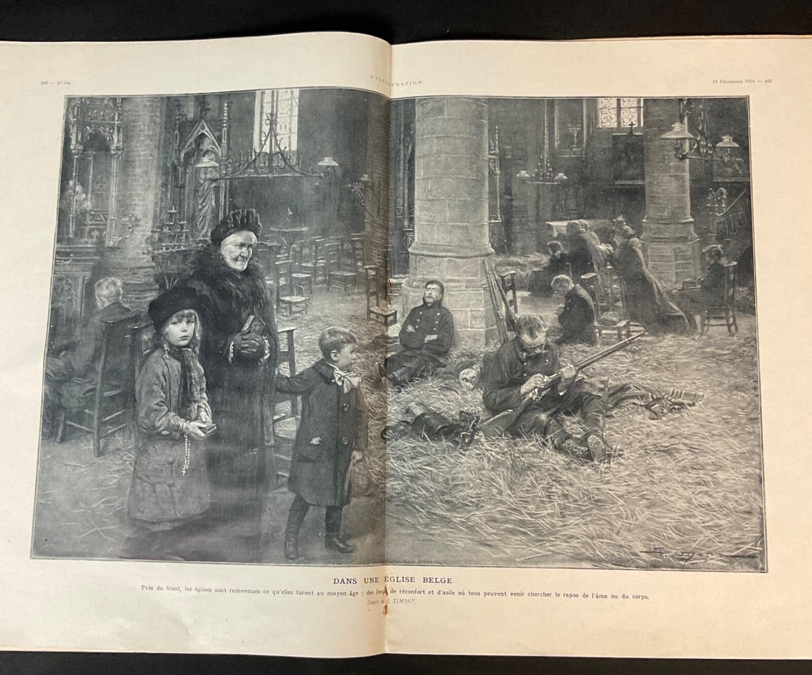 Vintage French Magazine L'Illustration, December 19, 1914 - 2Y604 For Sale 5