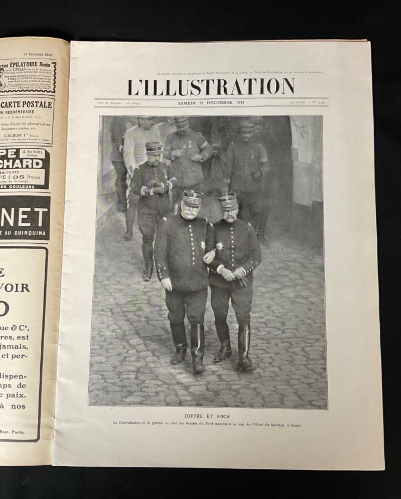 Vintage French Magazine L'Illustration, December 19, 1914 - 2Y604 For Sale 4