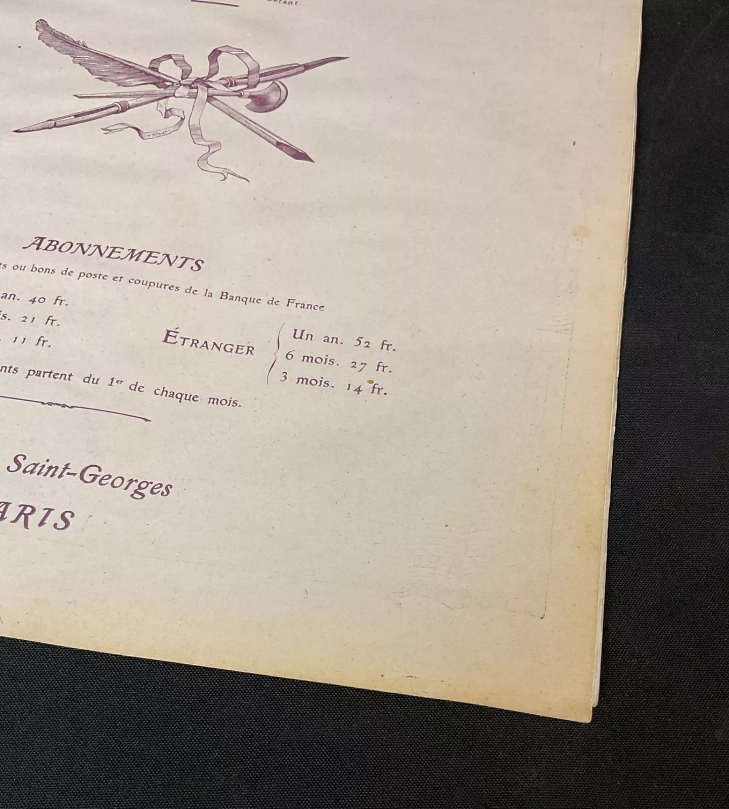 This is an original, collectible edition of the renowned French journal 