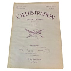 Vintage French Magazine "L'Illustration" N°3744, December 5, 1914 - 2Y599