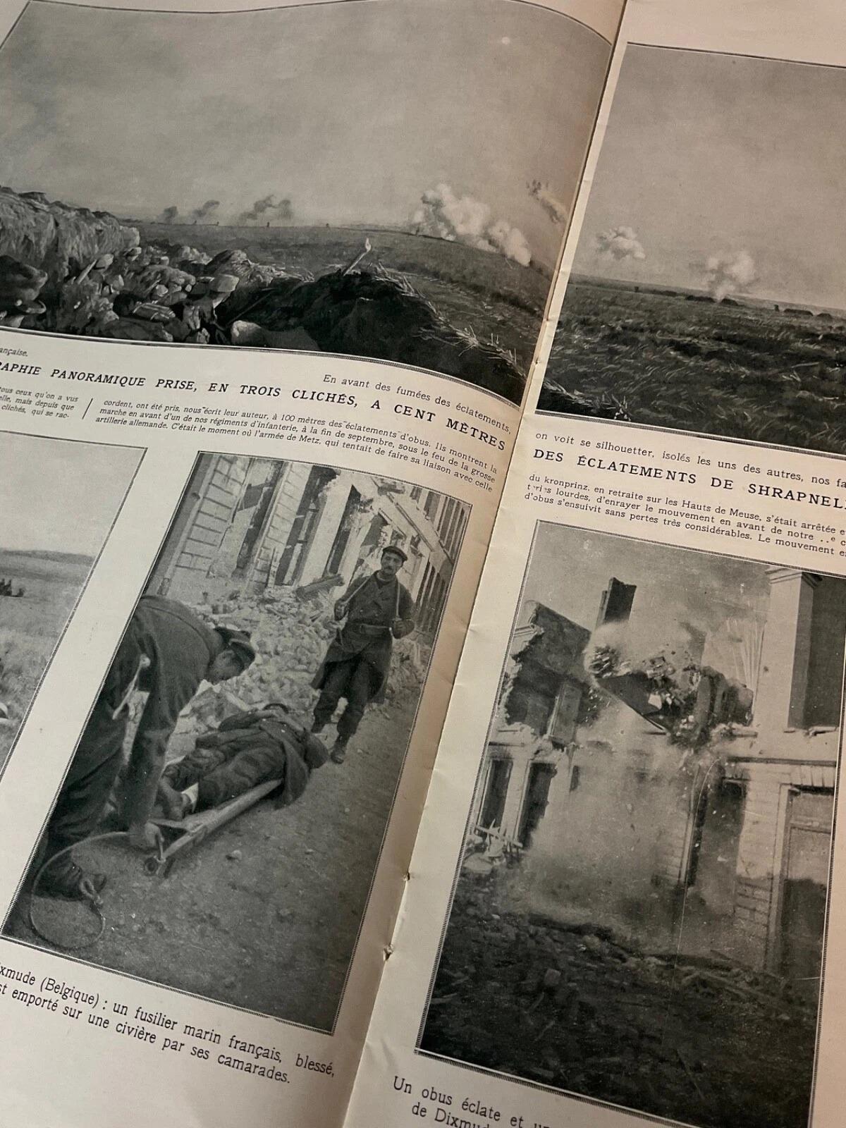 Paper Vintage French Magazine L'Illustration, November 14, 1914 - 2Y602 For Sale