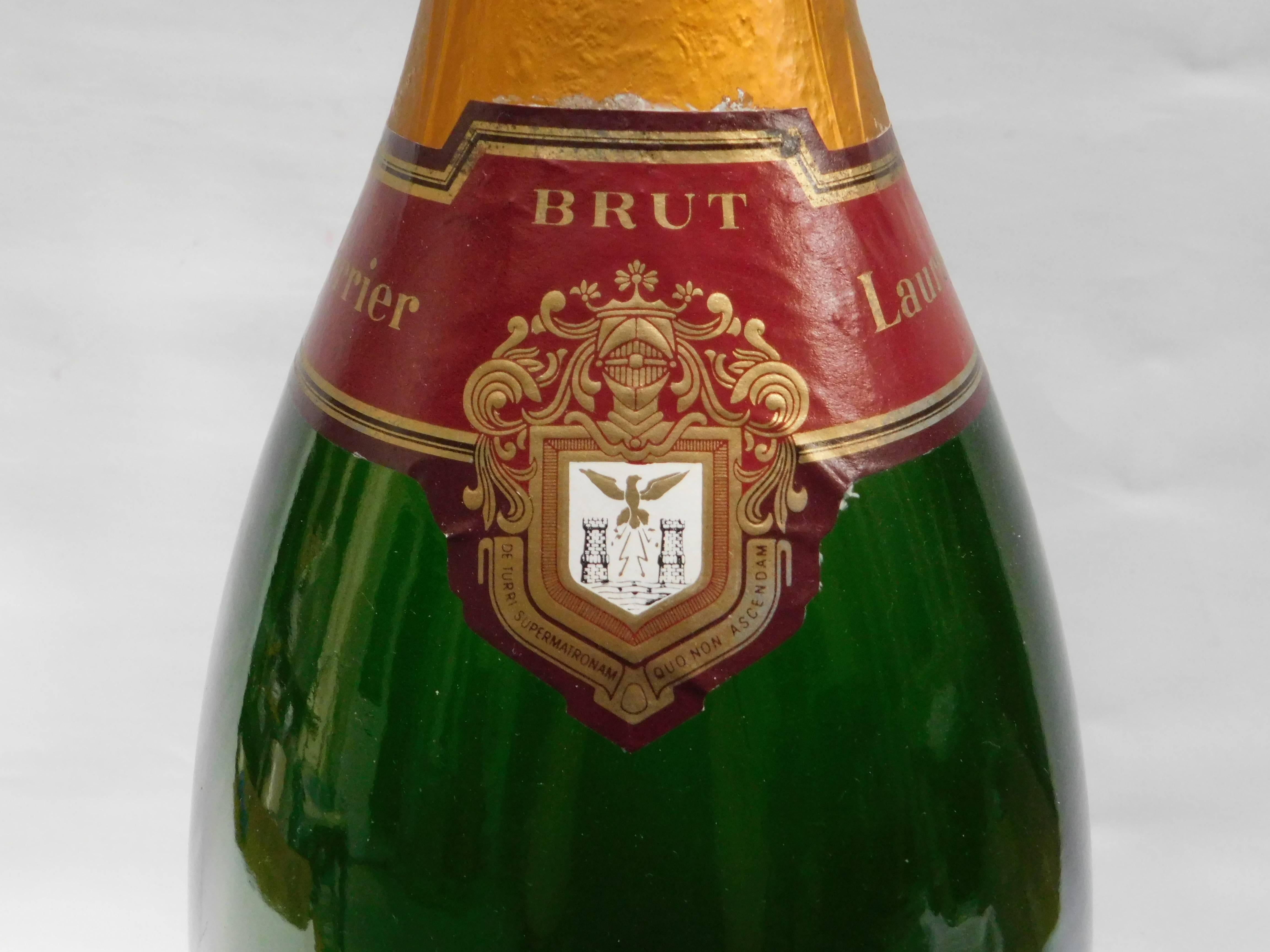 french champagne bottle