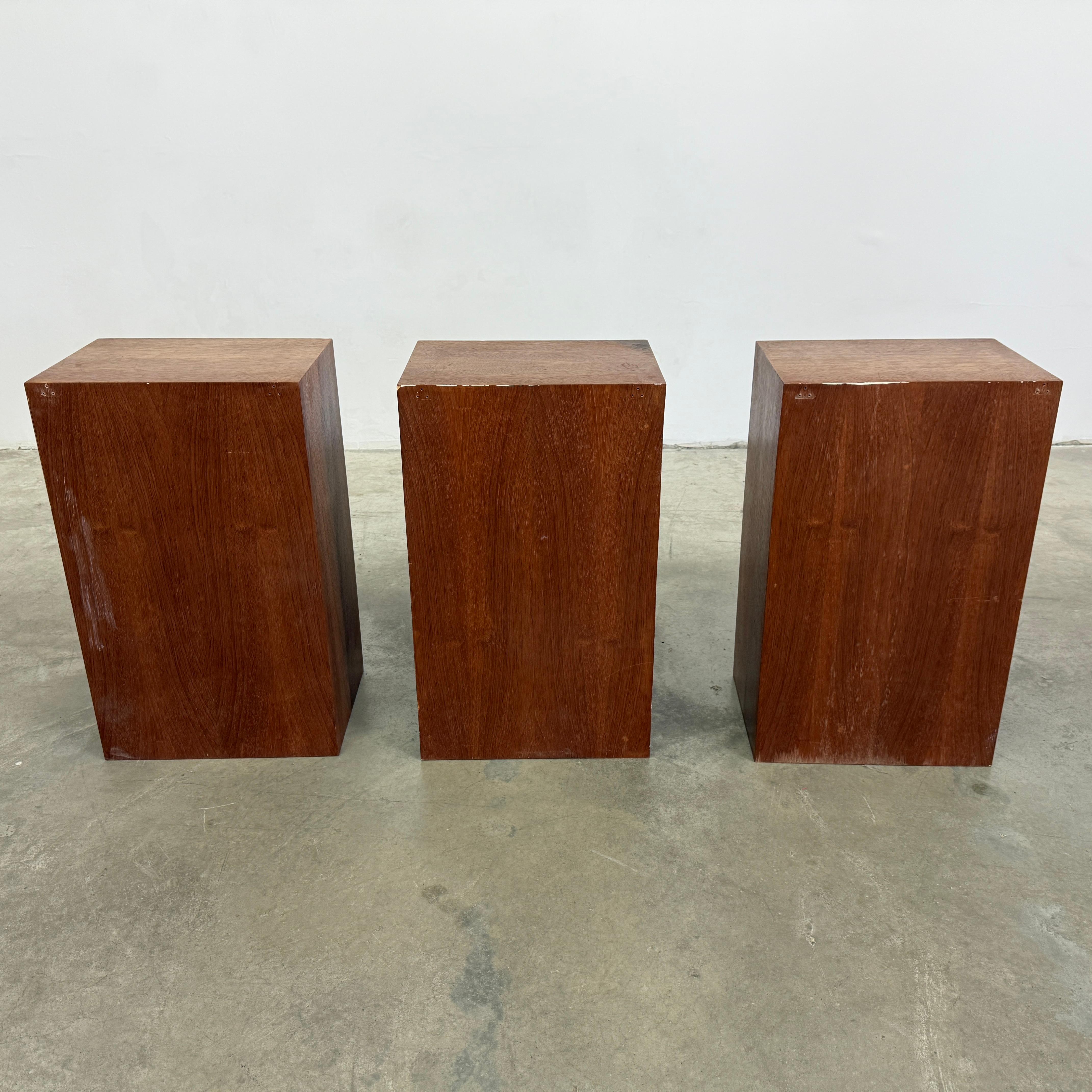 Wood Vintage French Mailboxes – Set of 3 For Sale