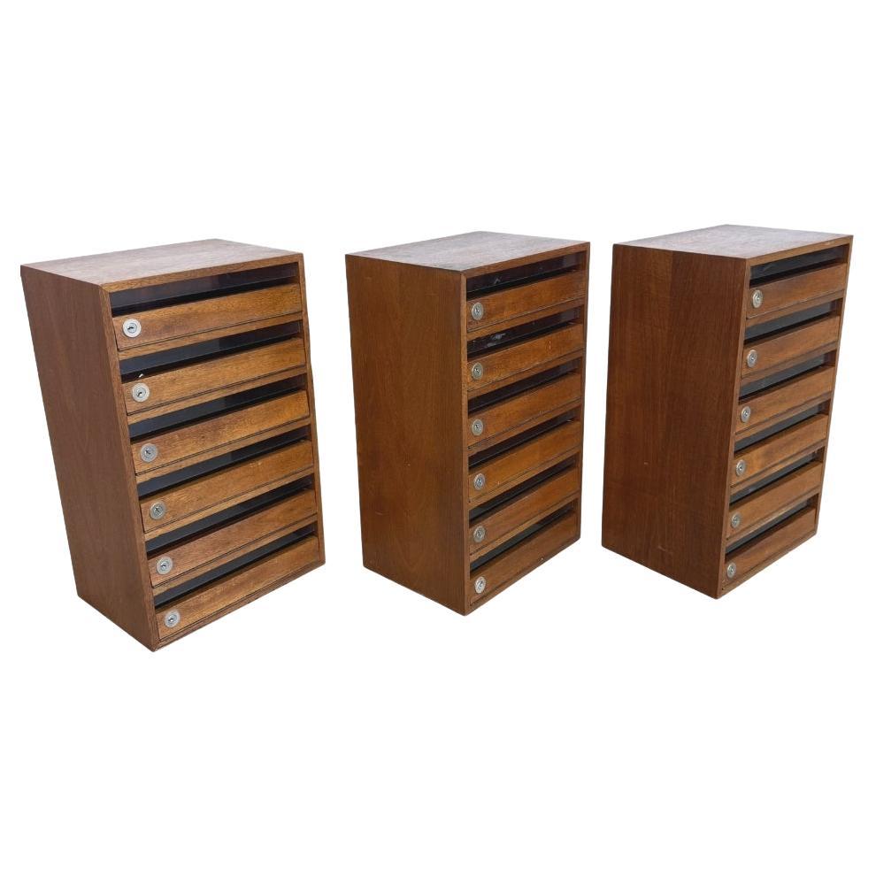 Vintage French Mailboxes – Set of 3 For Sale