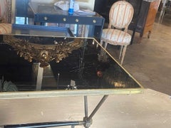 Vintage French Maison Jansen Brass Coffee Table