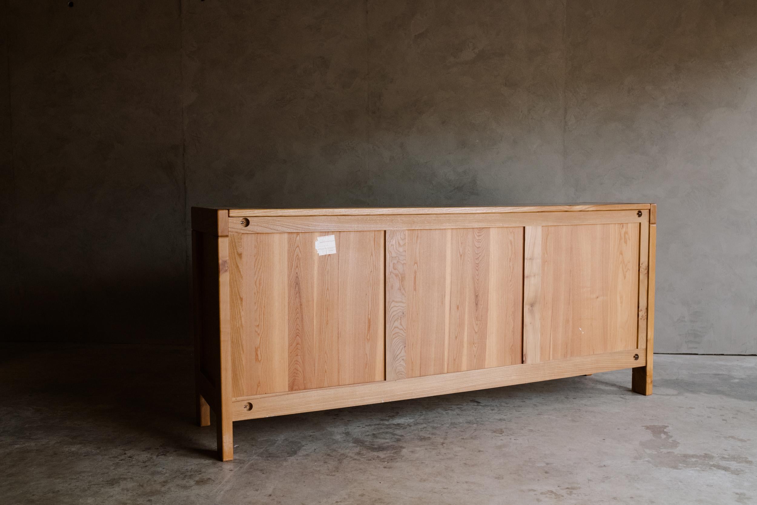 Elm Vintage French Maison Regain Sideboard from France, 1960s