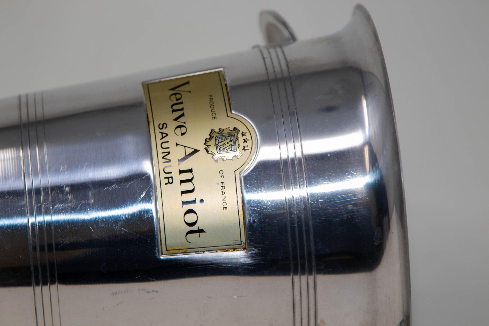 Vintage French Maison Veuve Amiot Saumur Ice Bucket Cooler 5