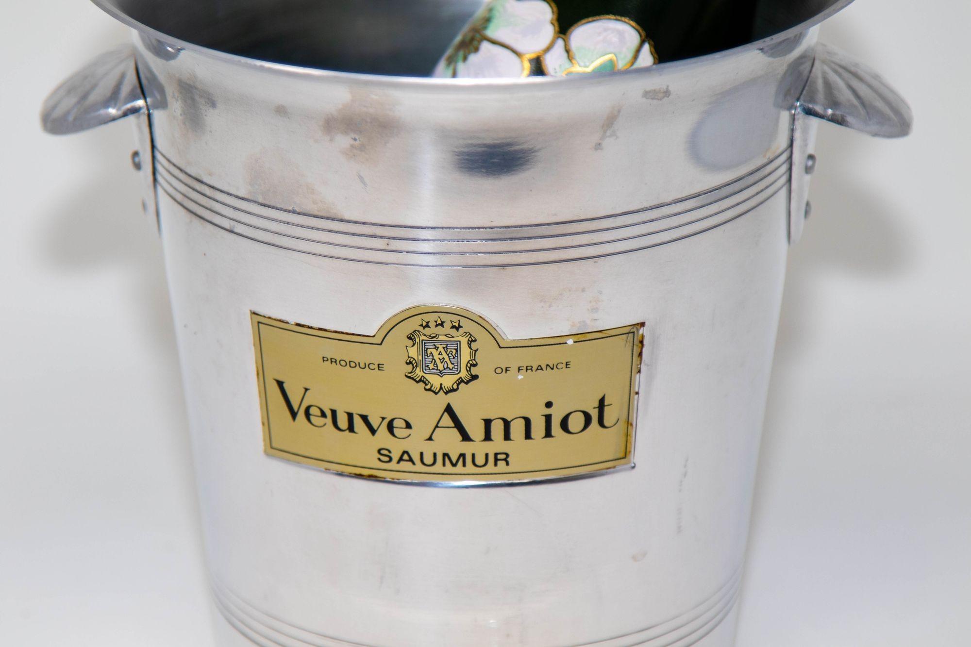 Vintage French Maison Veuve Amiot Saumur Ice Bucket Cooler In Good Condition In North Hollywood, CA
