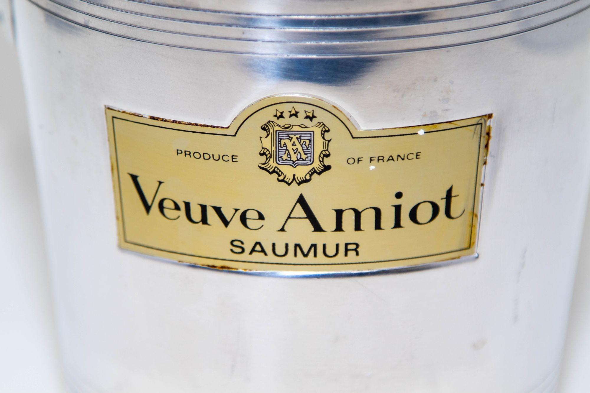 Metal Vintage French Maison Veuve Amiot Saumur Ice Bucket Cooler