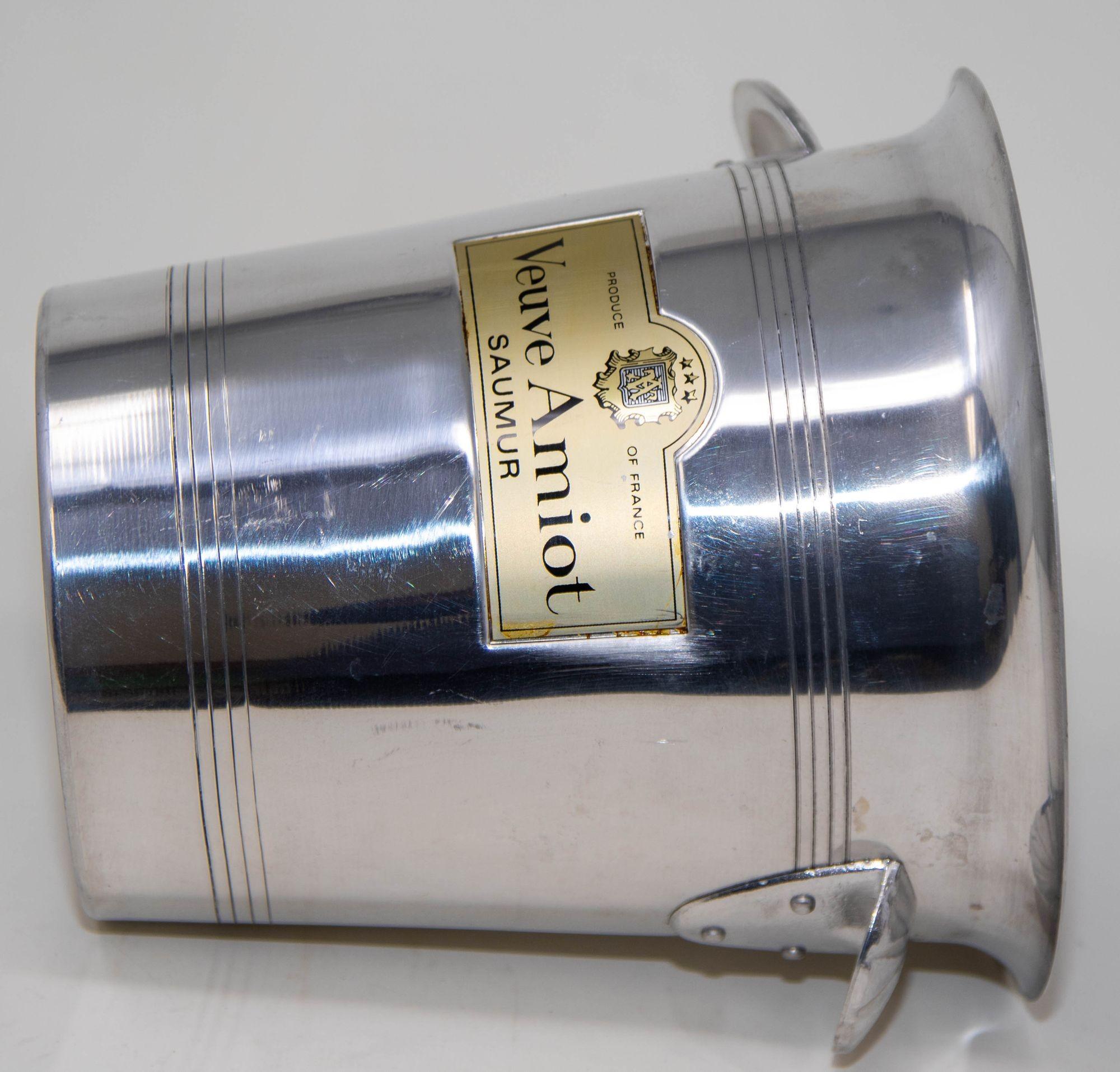 Vintage French Maison Veuve Amiot Saumur Ice Bucket Cooler 1