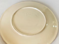 Vintage French Majolica Fruit Bowl Table Centerpiece