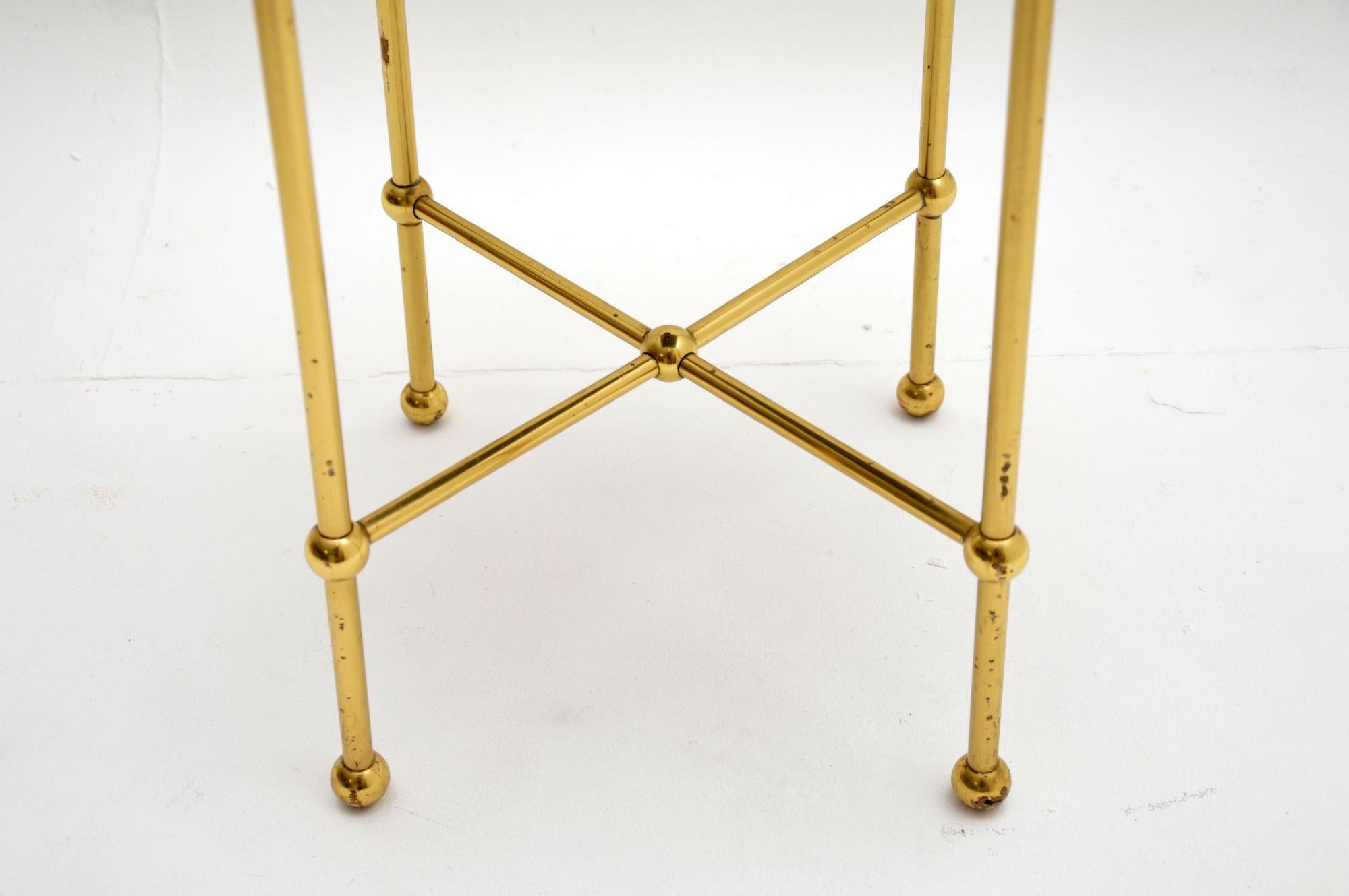 Vintage French Marble and Brass Dressing Table by Georges Raimbaud For Sale 8