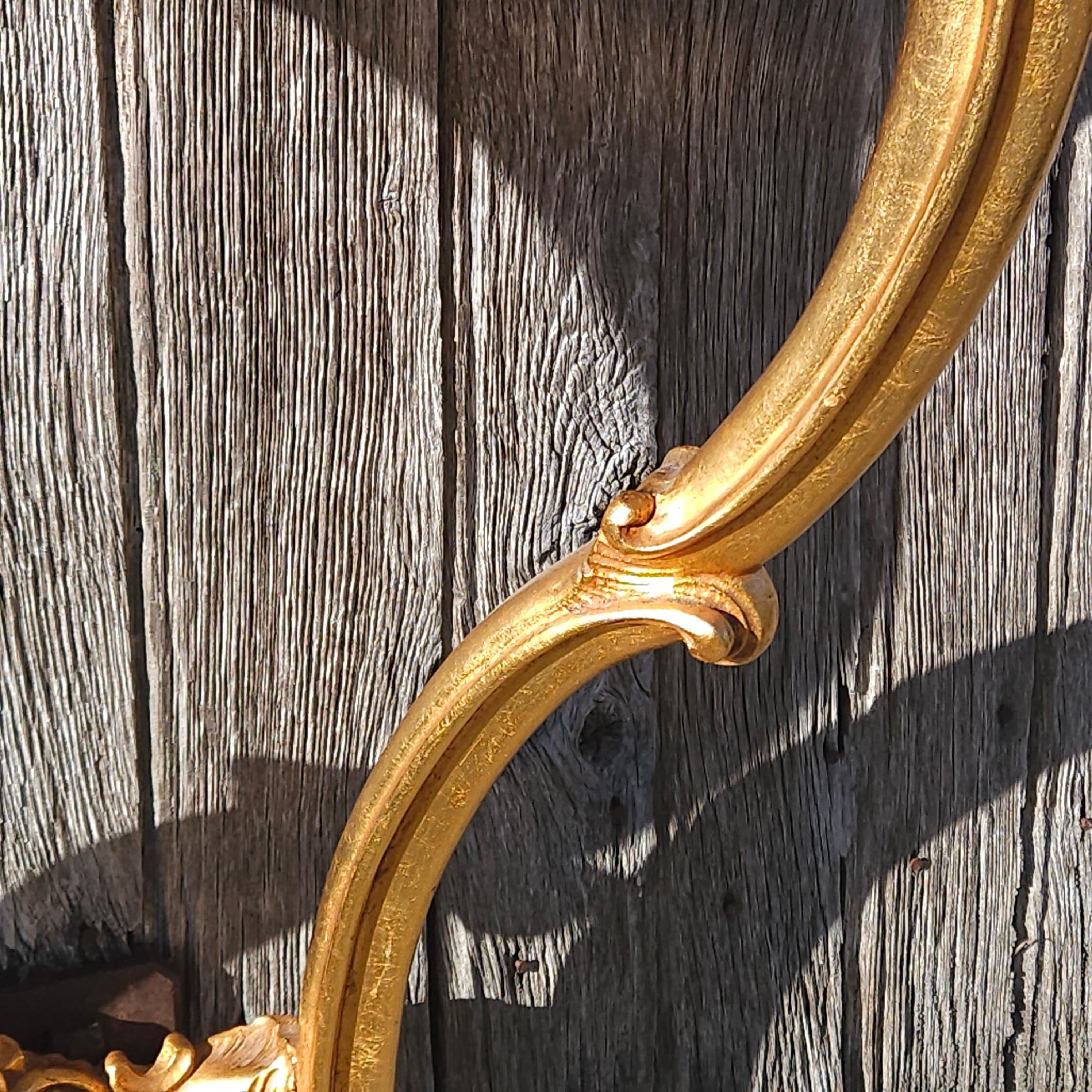 Console francese in marmo e specchio barocco d'epoca - stile Luigi XV in vendita 1