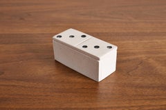 Vintage French Marble Domino Set