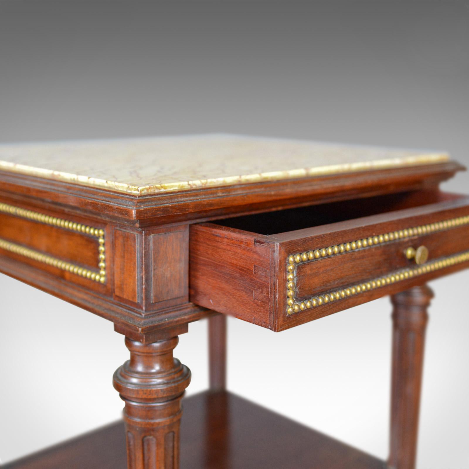 Antique French Bedside Table, Louis XVI Taste, Constantin Potheau Circa 1910 2