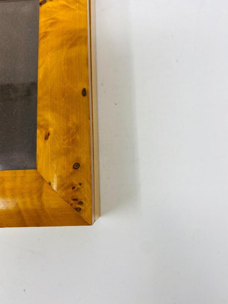 Vintage French Marquetery Inlay Photo Frame Box 1970s For Sale at 1stDibs