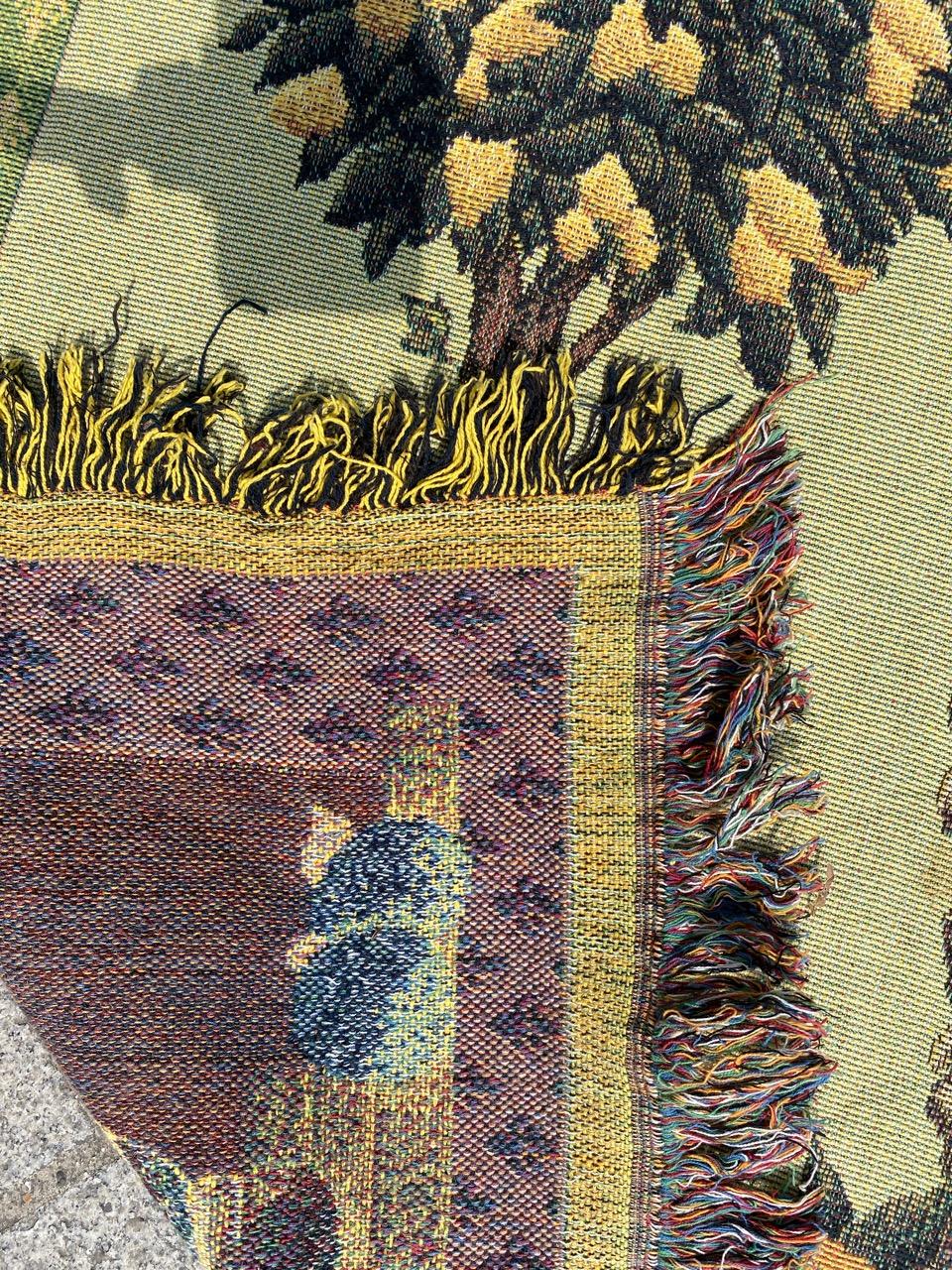 Vintage French Mechanical Jaquar Tapestry 3