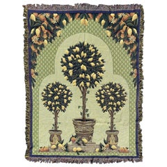 Vintage French Mechanical Jaquar Tapestry