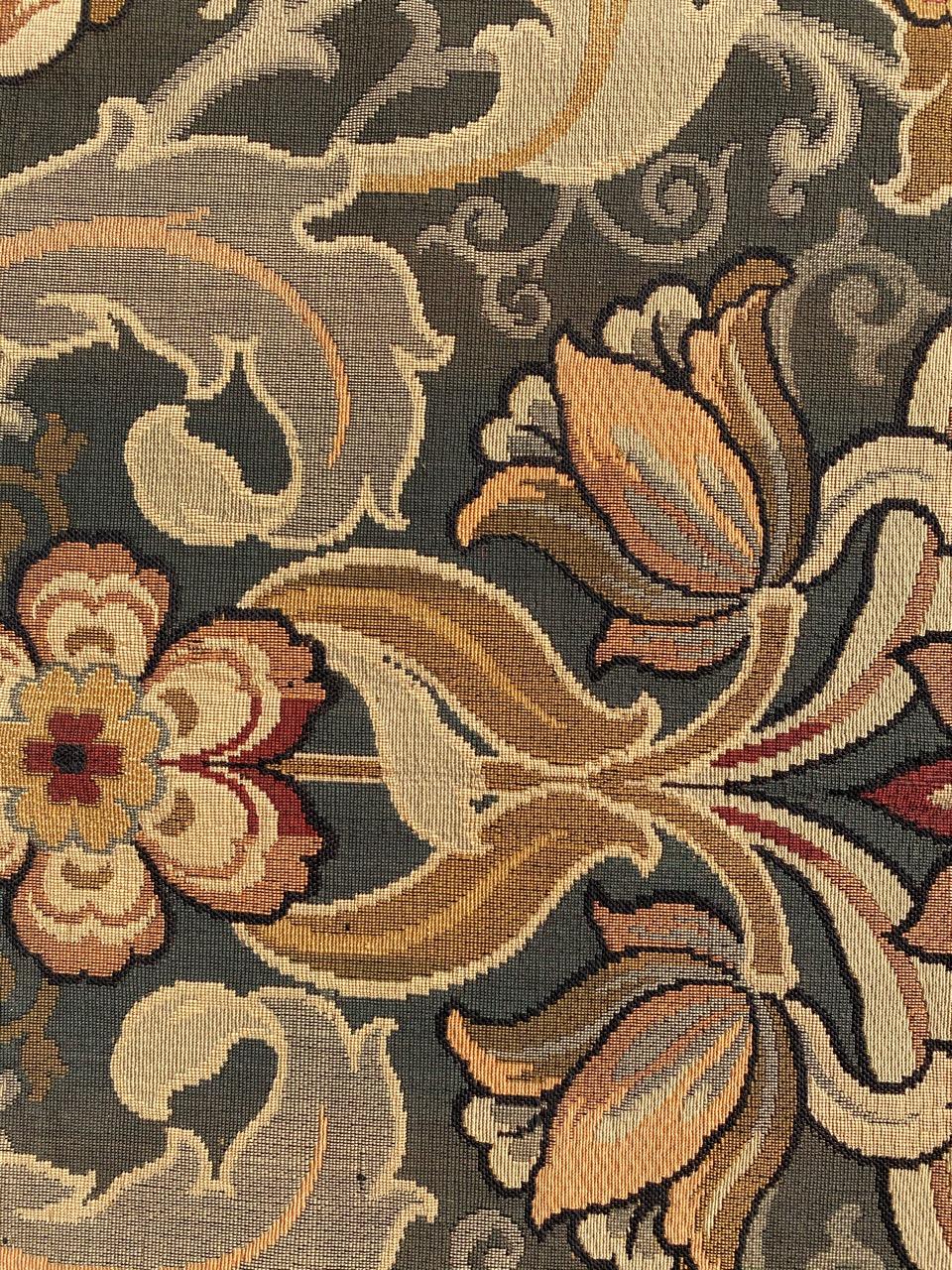 Vintage French Mechanical Jaquar Tapestry Panel For Sale 4