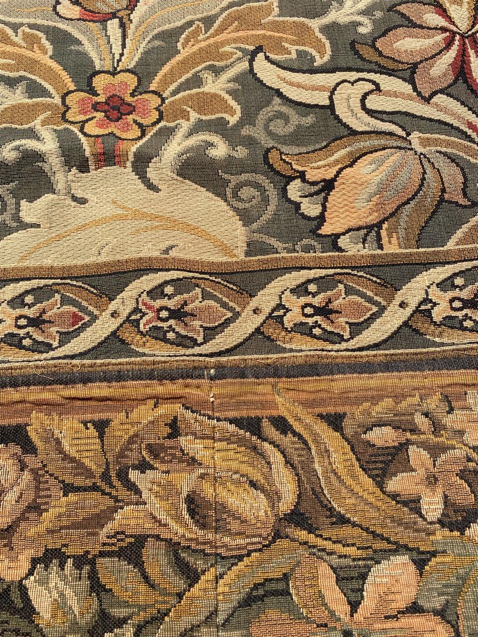Vintage French Mechanical Jaquar Tapestry Panel For Sale 9
