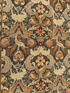 Vintage French Mechanical Jaquar Tapestry Panel