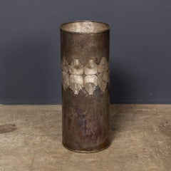 Vintage French Metal Stick Stand by Gallinac, Arts and Crafts, 1910