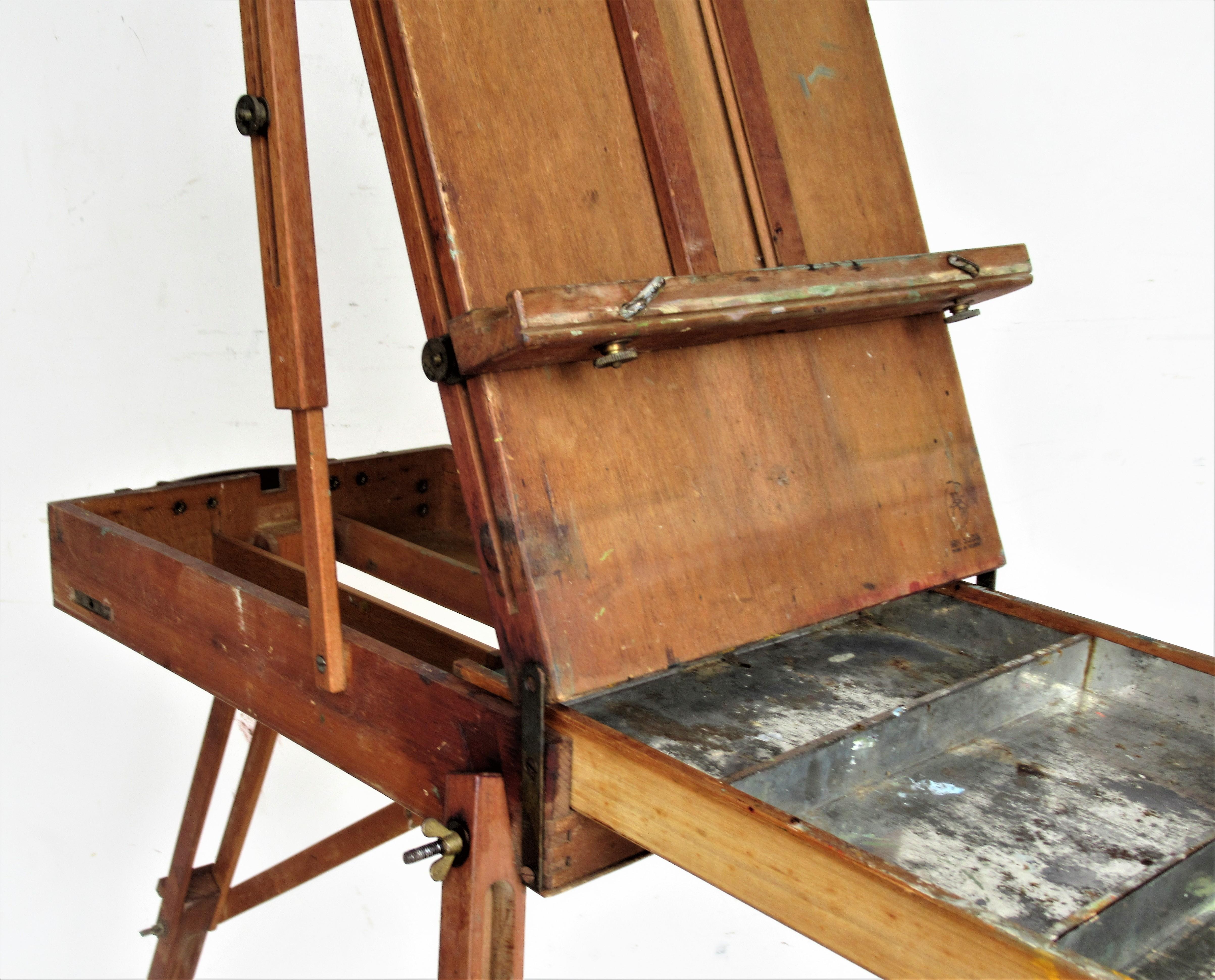 antique french easel