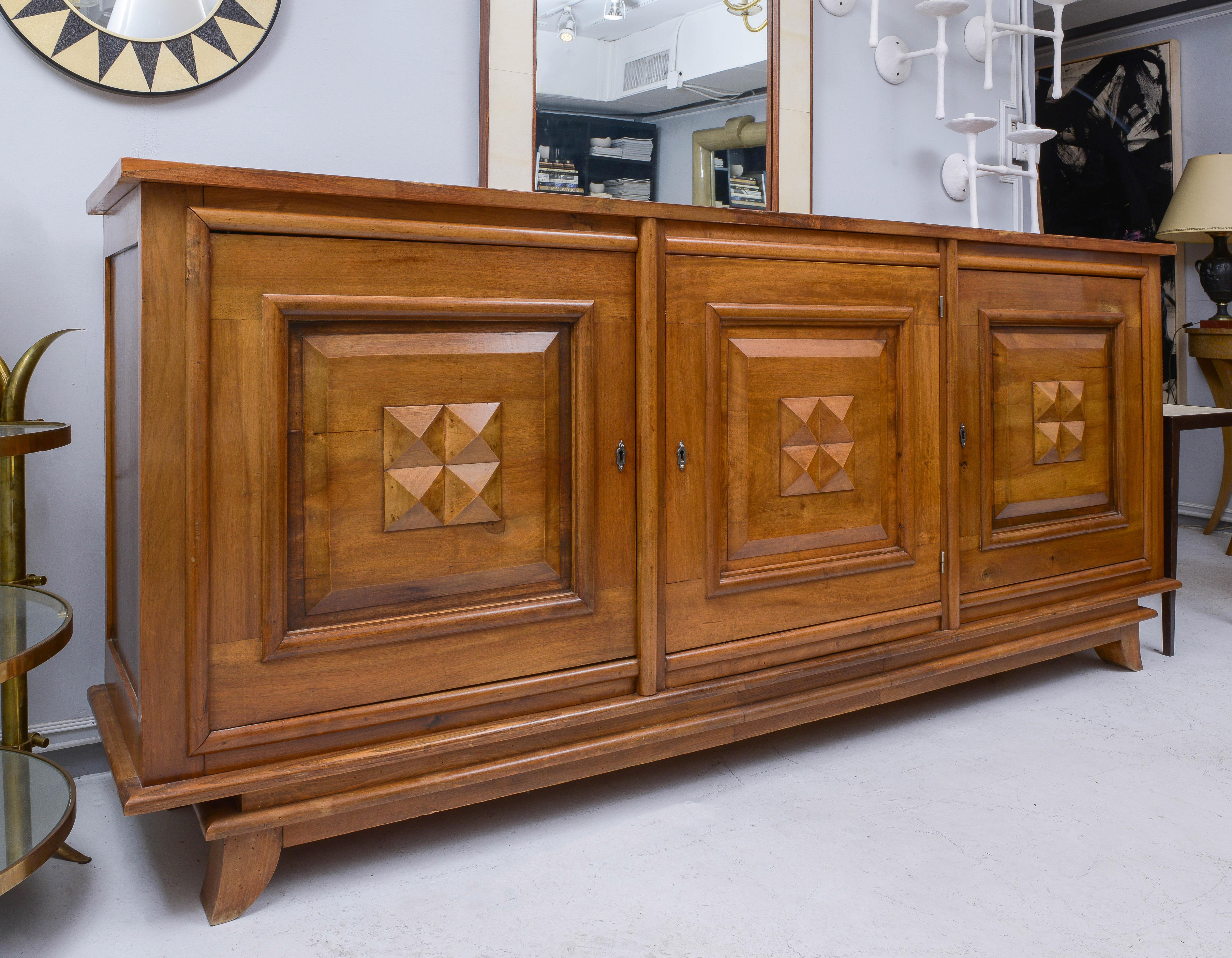 Vintage French Mid-Century Sideboard For Sale 8